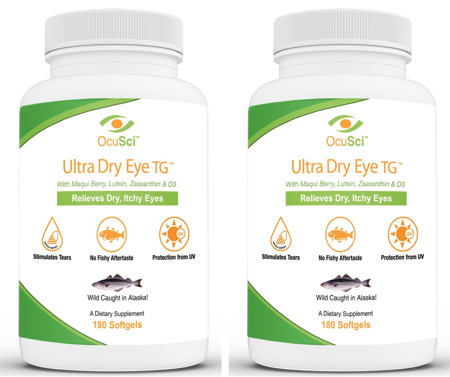 Ultra Dry Eye TG - Dual Powered Dry Eye Relief! (180 softgels/bottle)