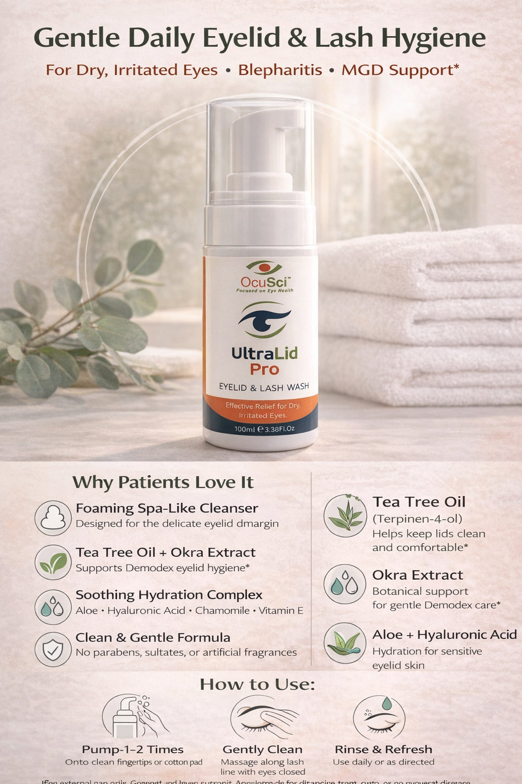 Ultra Lid Pro Wholesale - Dual Powered Against Demodex!