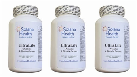 UltraLife Multi Vitamin with Probiotic - Only $17.5/month + FREE shipping (6 Month Supply, 360 cps)