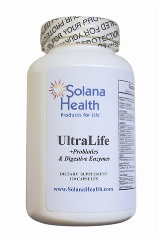 UltraLife Multi Vitamin with Probiotic - Only $19/month (2 Month Supply, 120 cps)